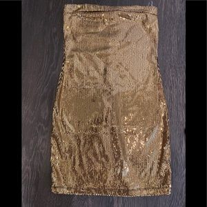 CLOSET CLEAR OUT! Sequin strapless dress